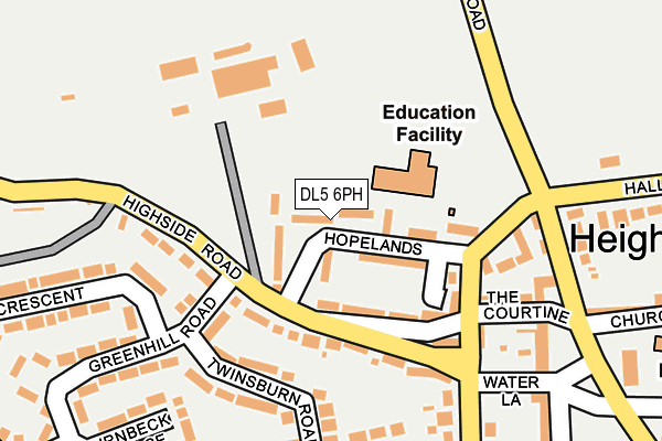 DL5 6PH map - OS OpenMap – Local (Ordnance Survey)
