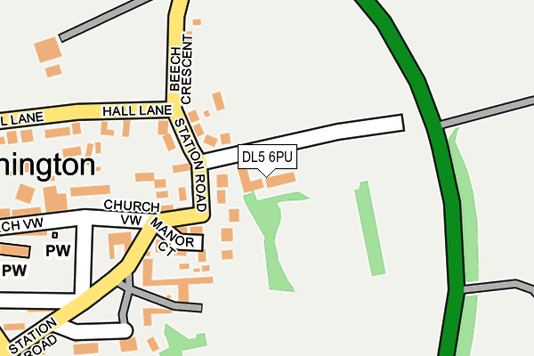 DL5 6PU map - OS OpenMap – Local (Ordnance Survey)