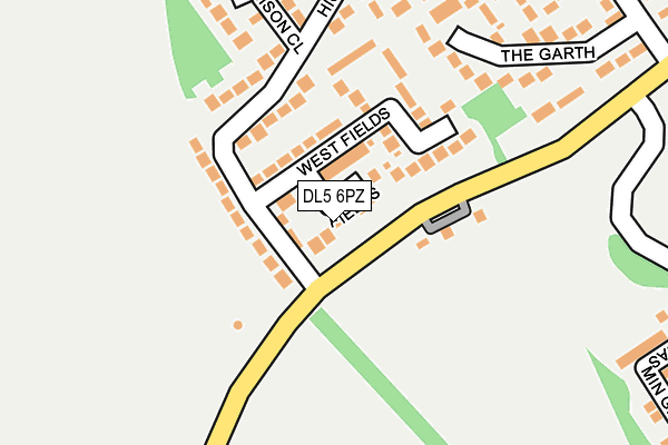 DL5 6PZ map - OS OpenMap – Local (Ordnance Survey)