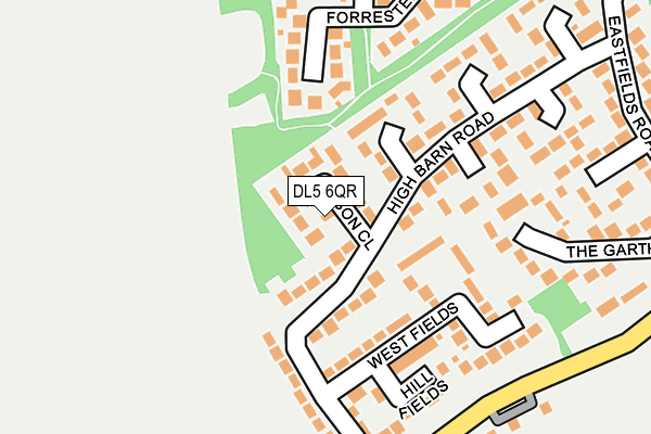 DL5 6QR map - OS OpenMap – Local (Ordnance Survey)