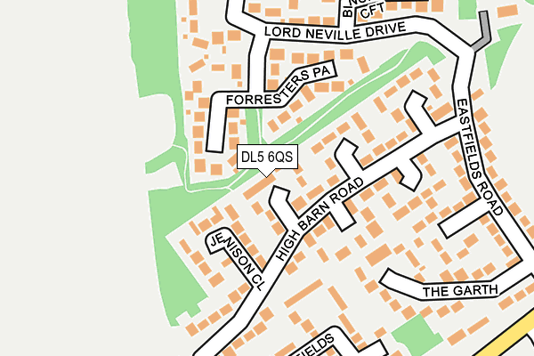 DL5 6QS map - OS OpenMap – Local (Ordnance Survey)