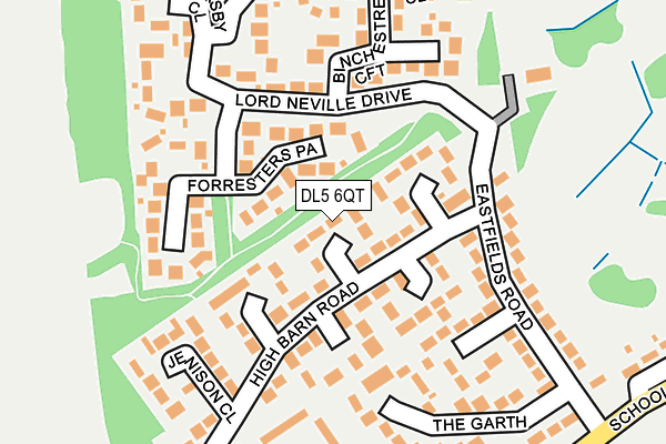 DL5 6QT map - OS OpenMap – Local (Ordnance Survey)