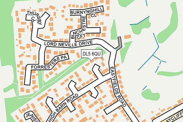 DL5 6QU map - OS OpenMap – Local (Ordnance Survey)
