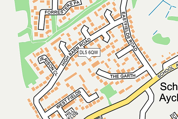 DL5 6QW map - OS OpenMap – Local (Ordnance Survey)