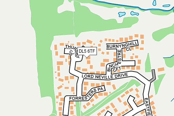 DL5 6TF map - OS OpenMap – Local (Ordnance Survey)