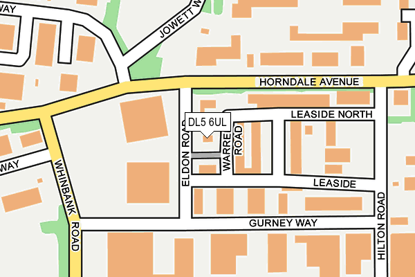 DL5 6UL map - OS OpenMap – Local (Ordnance Survey)