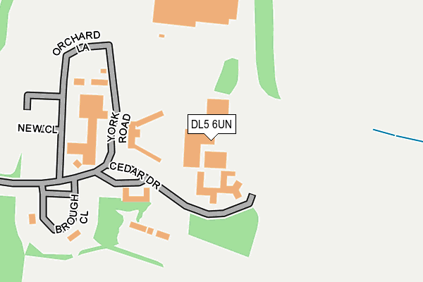 DL5 6UN map - OS OpenMap – Local (Ordnance Survey)