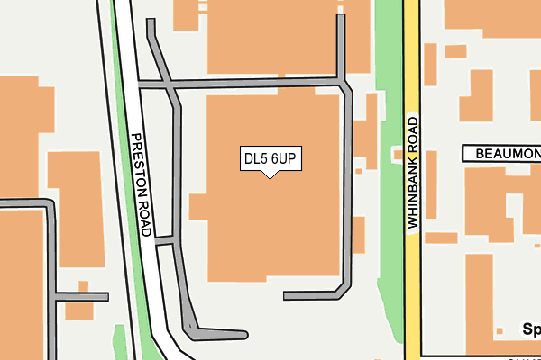 DL5 6UP map - OS OpenMap – Local (Ordnance Survey)