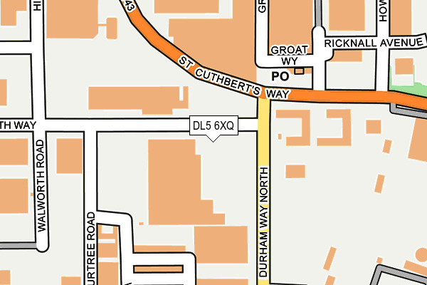 DL5 6XQ map - OS OpenMap – Local (Ordnance Survey)