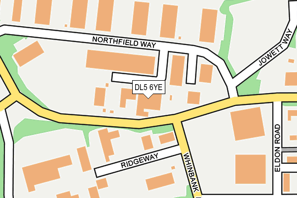 DL5 6YE map - OS OpenMap – Local (Ordnance Survey)