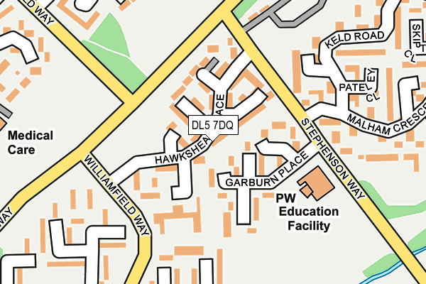 DL5 7DQ map - OS OpenMap – Local (Ordnance Survey)