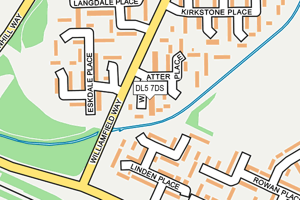 DL5 7DS map - OS OpenMap – Local (Ordnance Survey)