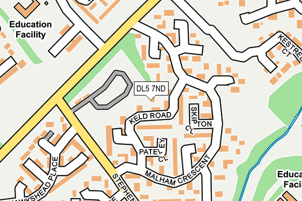 DL5 7ND map - OS OpenMap – Local (Ordnance Survey)