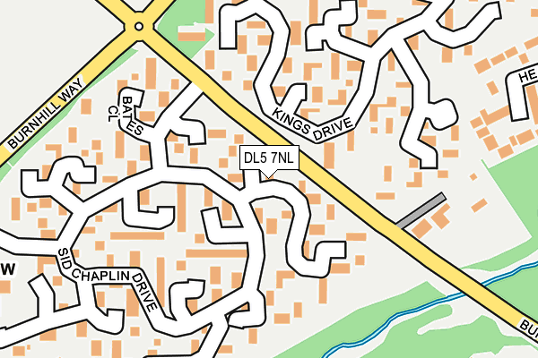 DL5 7NL map - OS OpenMap – Local (Ordnance Survey)