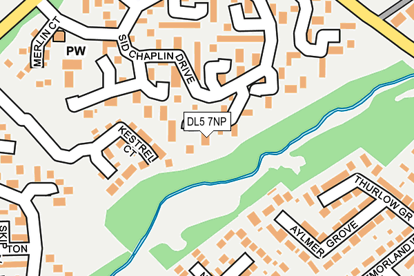 DL5 7NP map - OS OpenMap – Local (Ordnance Survey)