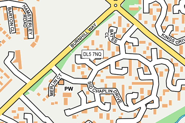 DL5 7NQ map - OS OpenMap – Local (Ordnance Survey)