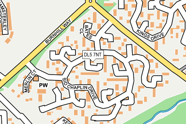 DL5 7NT map - OS OpenMap – Local (Ordnance Survey)
