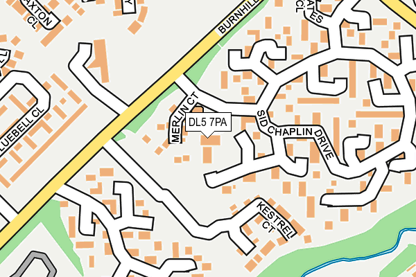 DL5 7PA map - OS OpenMap – Local (Ordnance Survey)