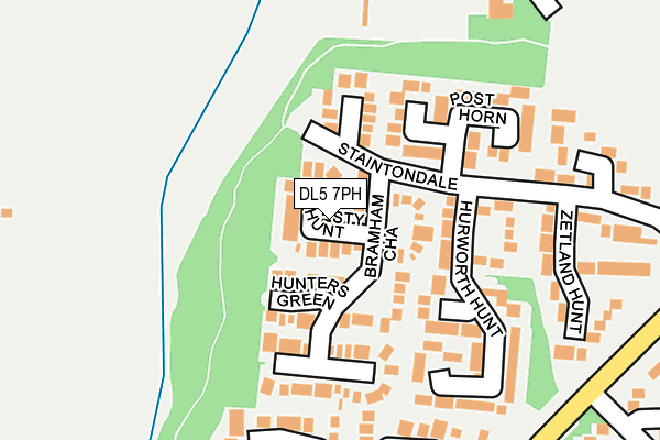 DL5 7PH map - OS OpenMap – Local (Ordnance Survey)
