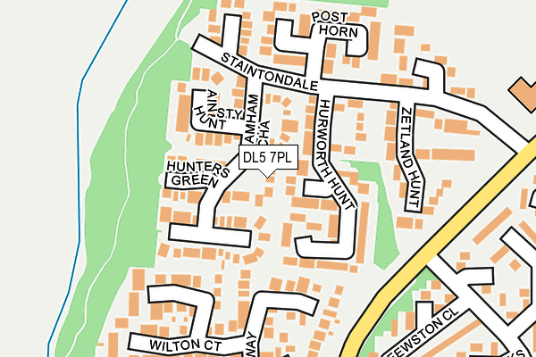 DL5 7PL map - OS OpenMap – Local (Ordnance Survey)