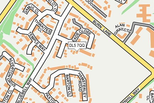 DL5 7QQ map - OS OpenMap – Local (Ordnance Survey)