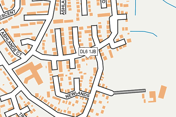 DL6 1JB map - OS OpenMap – Local (Ordnance Survey)