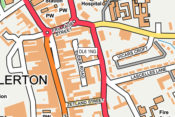 DL6 1NG map - OS OpenMap – Local (Ordnance Survey)