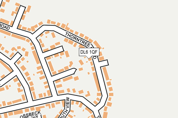 DL6 1QF map - OS OpenMap – Local (Ordnance Survey)