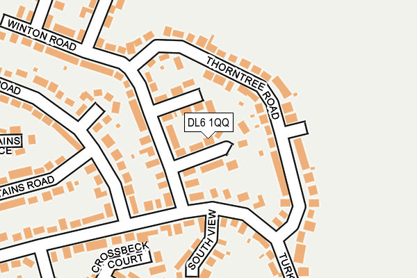 DL6 1QQ map - OS OpenMap – Local (Ordnance Survey)