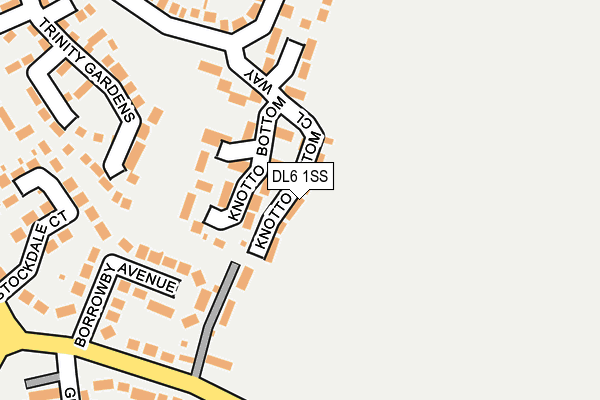 DL6 1SS map - OS OpenMap – Local (Ordnance Survey)