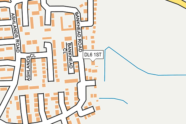 DL6 1ST map - OS OpenMap – Local (Ordnance Survey)