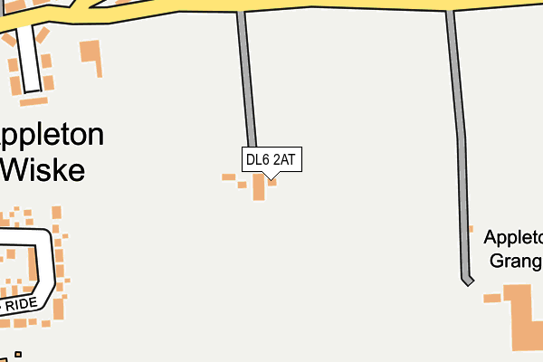 DL6 2AT map - OS OpenMap – Local (Ordnance Survey)