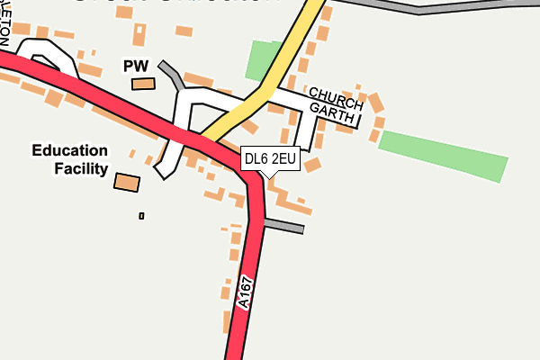 DL6 2EU map - OS OpenMap – Local (Ordnance Survey)
