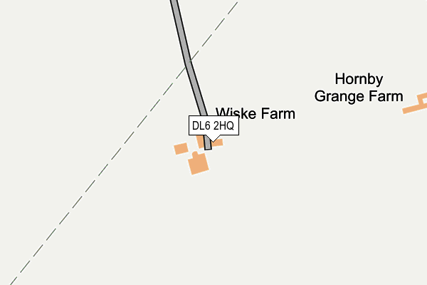 DL6 2HQ map - OS OpenMap – Local (Ordnance Survey)