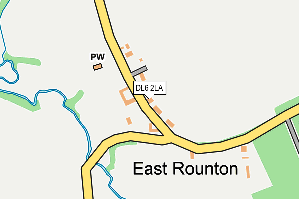 DL6 2LA map - OS OpenMap – Local (Ordnance Survey)