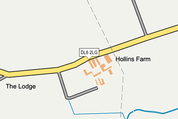 DL6 2LG map - OS OpenMap – Local (Ordnance Survey)