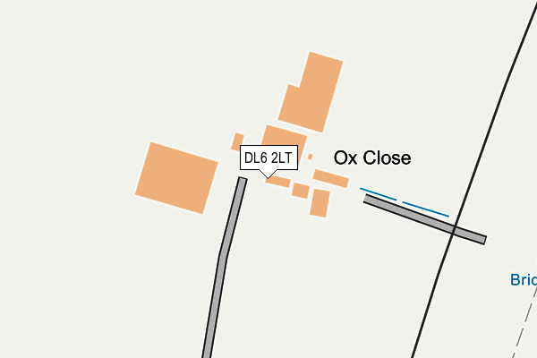 DL6 2LT map - OS OpenMap – Local (Ordnance Survey)