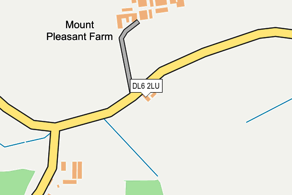 DL6 2LU map - OS OpenMap – Local (Ordnance Survey)