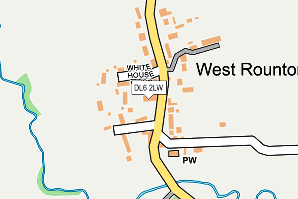 DL6 2LW map - OS OpenMap – Local (Ordnance Survey)