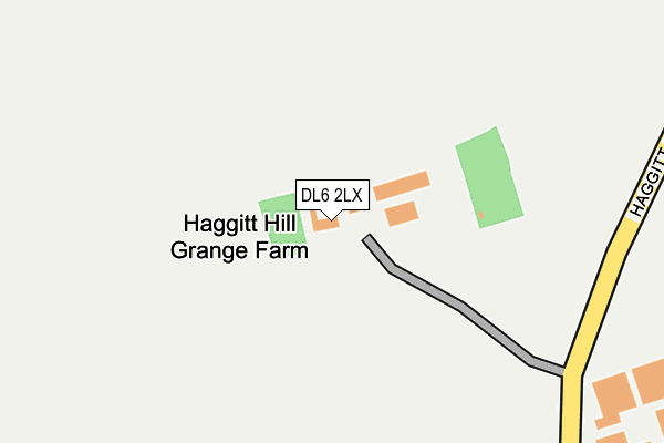 DL6 2LX map - OS OpenMap – Local (Ordnance Survey)