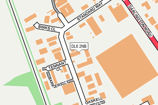 Map of COSTANDI LIMITED at local scale