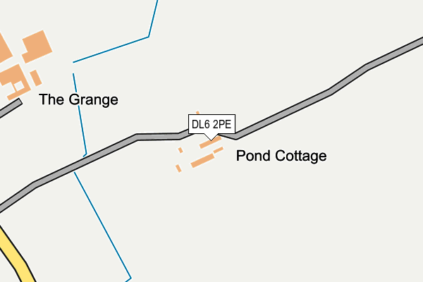 DL6 2PE map - OS OpenMap – Local (Ordnance Survey)