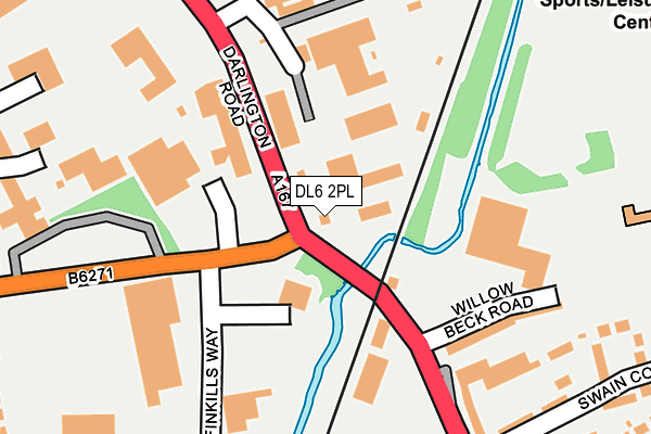 DL6 2PL map - OS OpenMap – Local (Ordnance Survey)