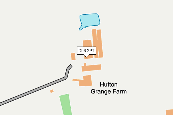 DL6 2PT map - OS OpenMap – Local (Ordnance Survey)