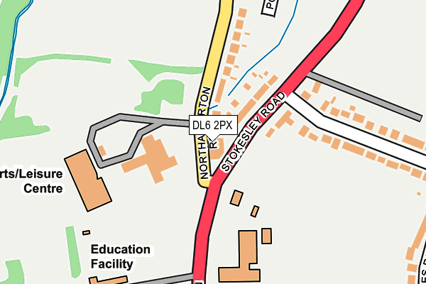 DL6 2PX map - OS OpenMap – Local (Ordnance Survey)