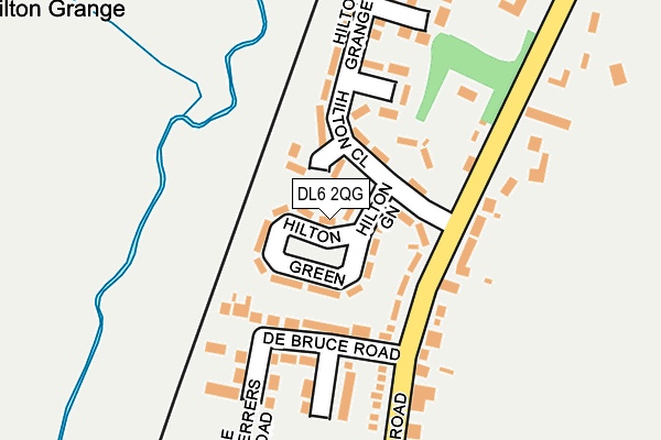 DL6 2QG map - OS OpenMap – Local (Ordnance Survey)