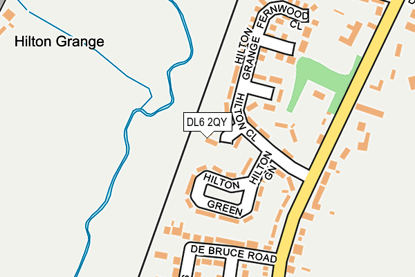 DL6 2QY map - OS OpenMap – Local (Ordnance Survey)