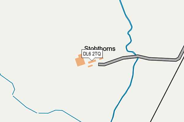 DL6 2TQ map - OS OpenMap – Local (Ordnance Survey)