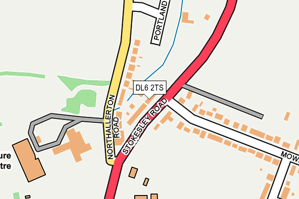 DL6 2TS map - OS OpenMap – Local (Ordnance Survey)