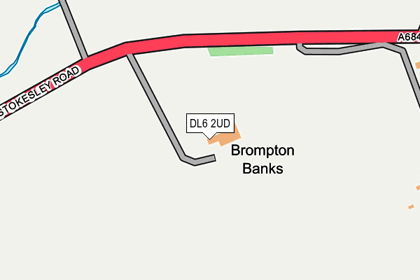 DL6 2UD map - OS OpenMap – Local (Ordnance Survey)